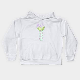 Vase of tulips Kids Hoodie